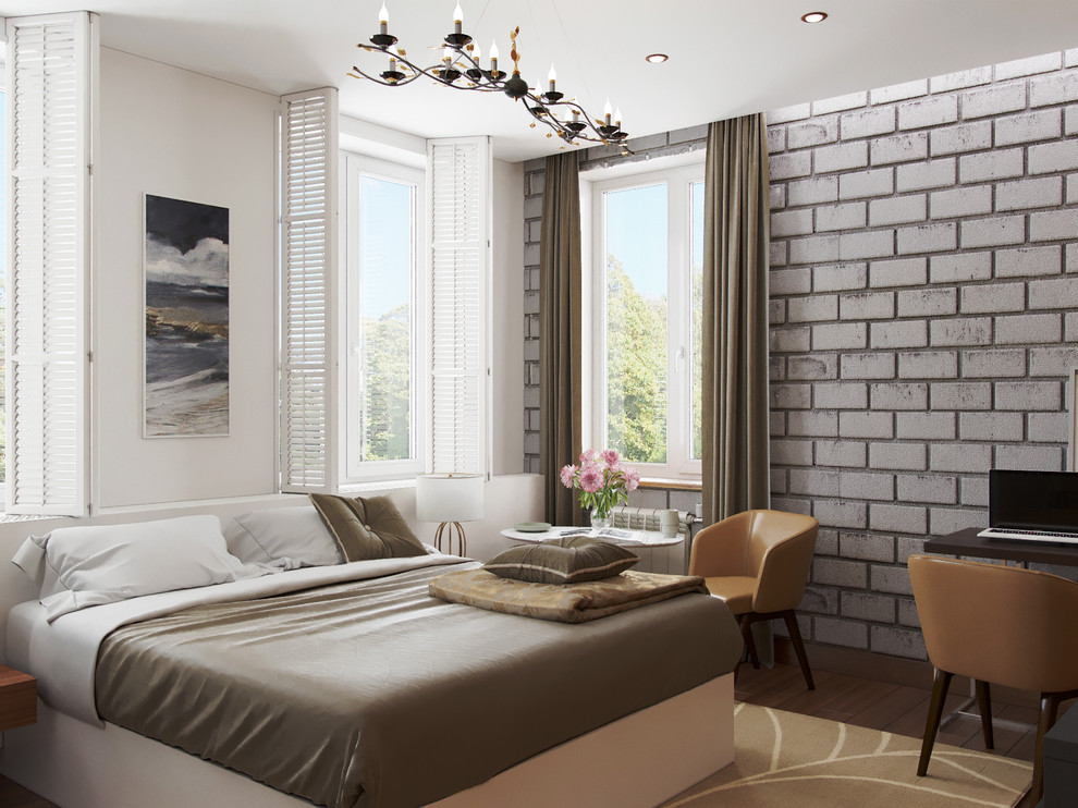 Спальня в загородном доме. 6 вариантов.