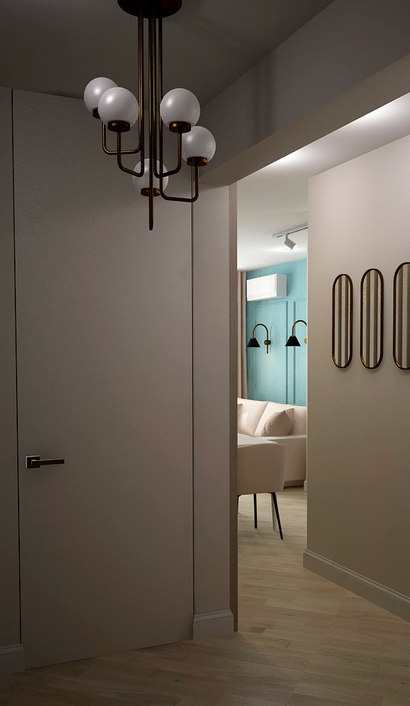 Квартира в бирюзовых тонах