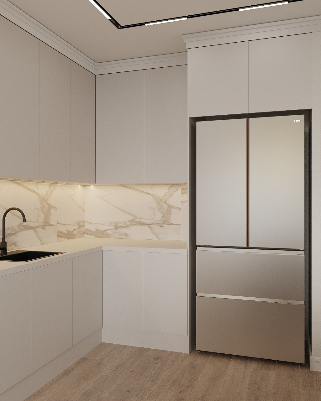 Дизайн 3-х комнатной квартиры в ЖК ГАЛАКТИКА PRO