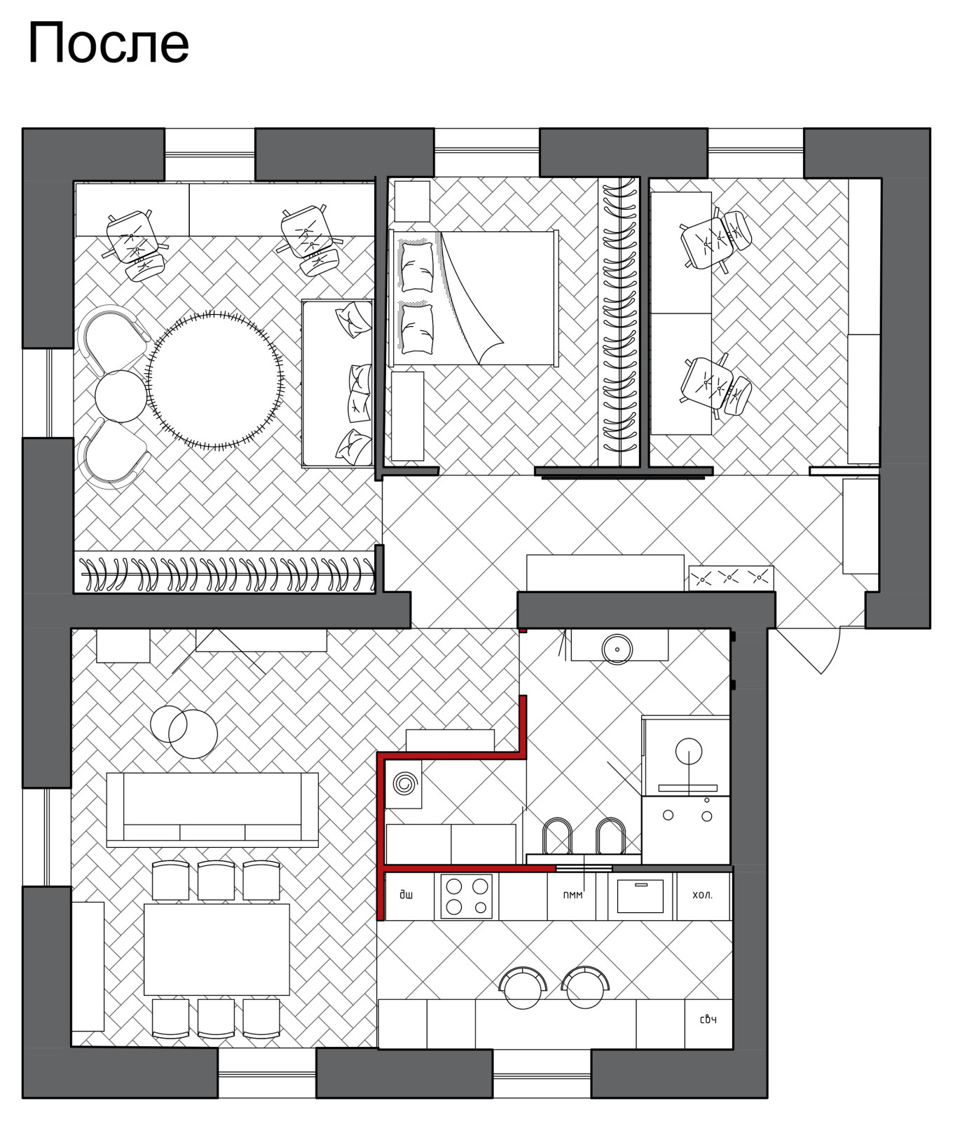 Обложка проекта: Апартаменты в центре Санкт-Петербурга