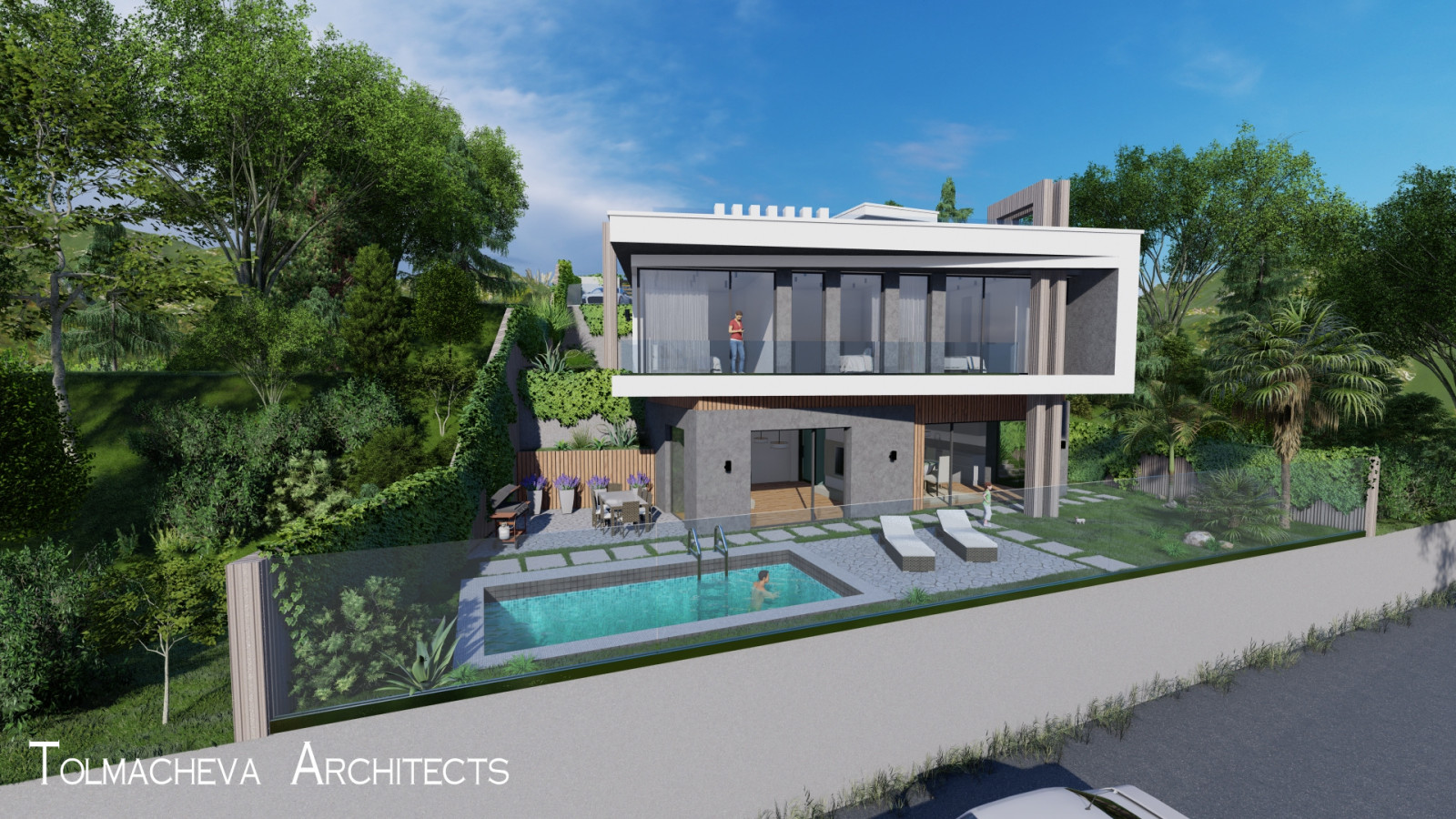 Частный жилой дом в Сочи