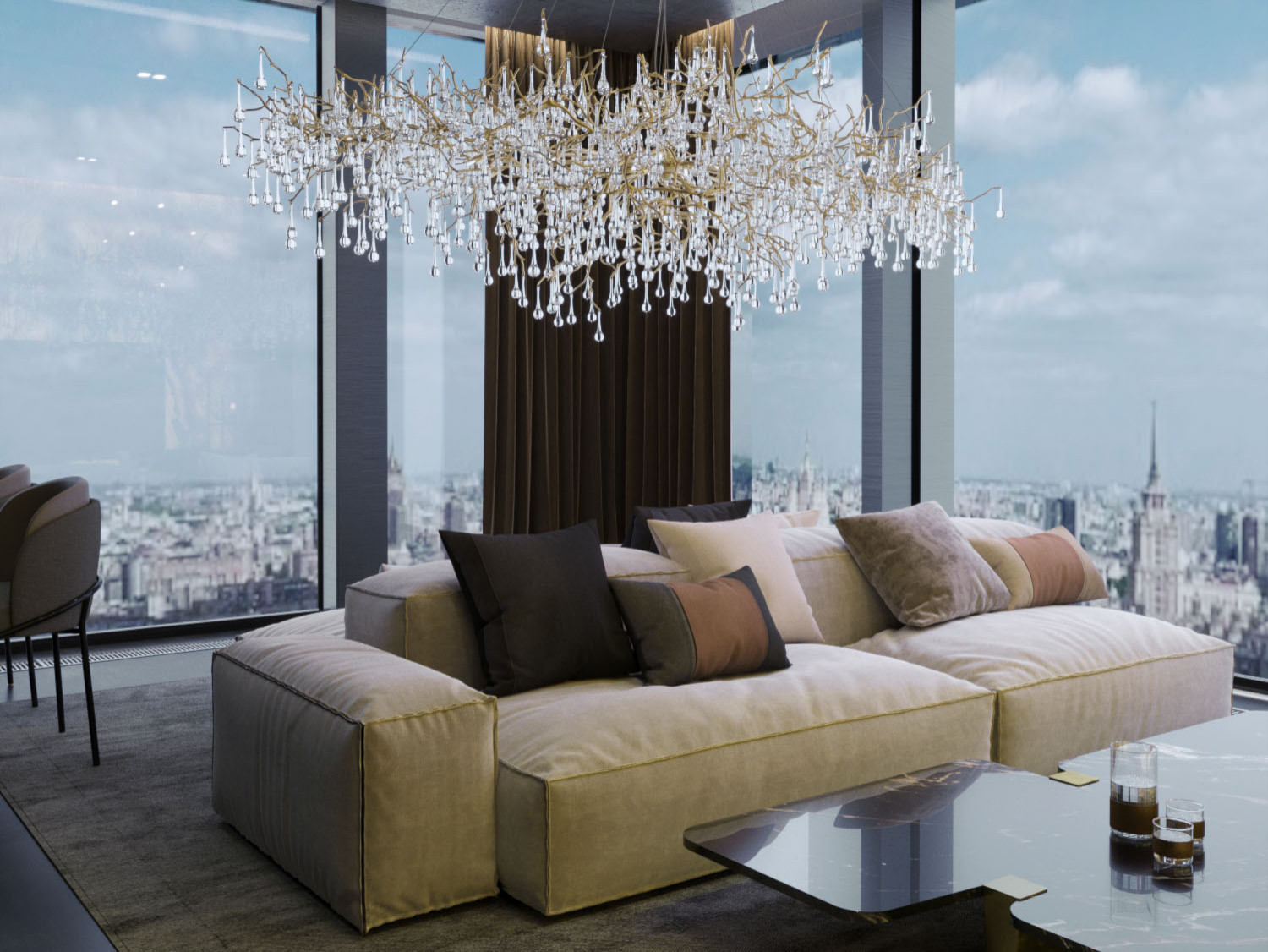Апартаменты в небоскребе Neva Towers (Москва-Сити)