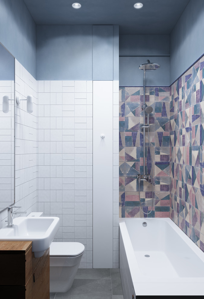 Белая квартира в сталинке с элементами лофта