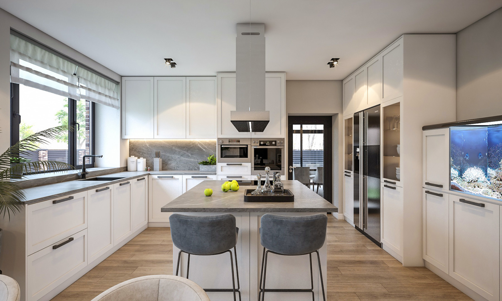 Интерьер гостиной в стиле минимализм