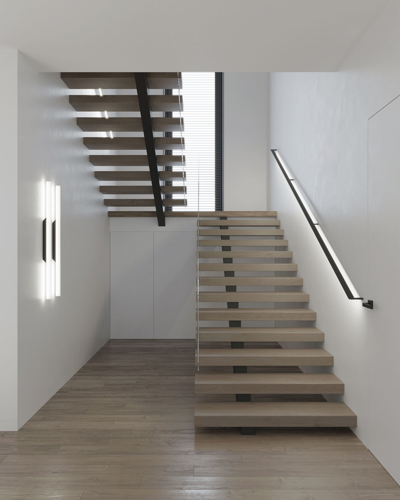 Y-house. Дизайн интерьера двухэтажного дома.