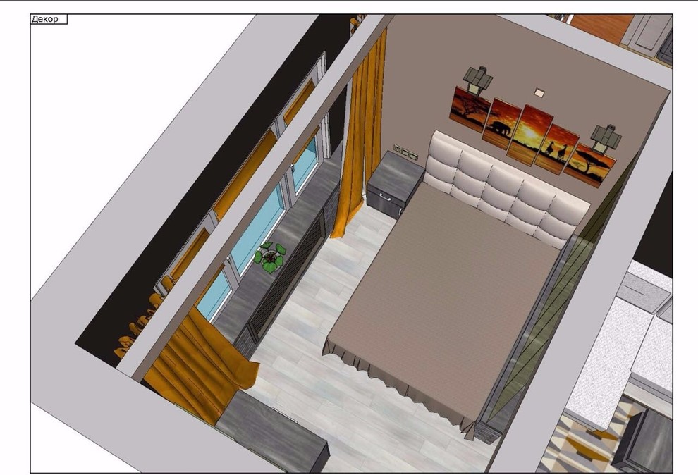 Технический дизайн маленькой квартиры