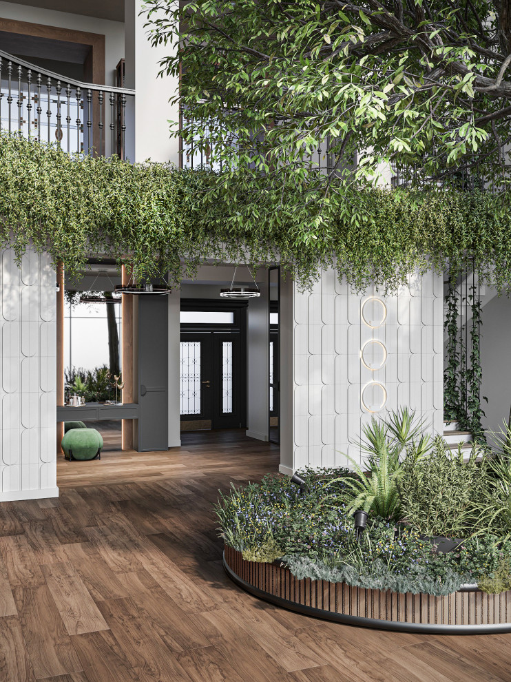 Интерьер гостиной со вторым светом