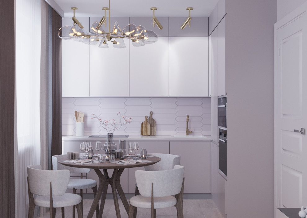 Обложка проекта: Dusty Rose Living Room & Kitchen