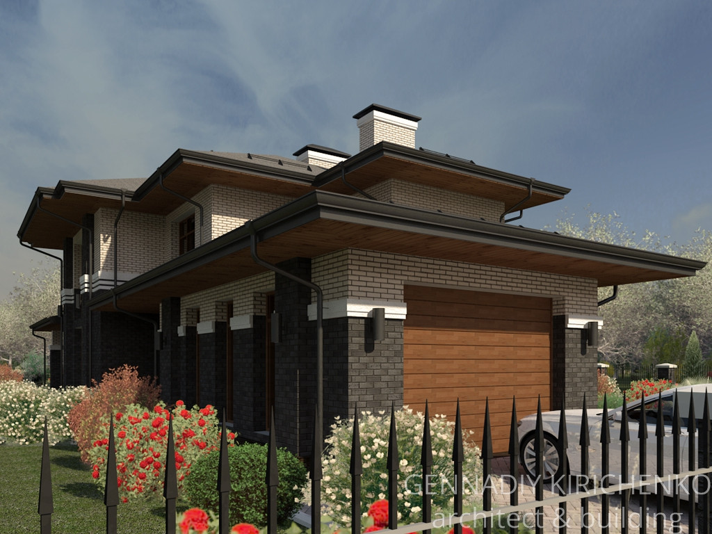 Проект двухэтажного дома.