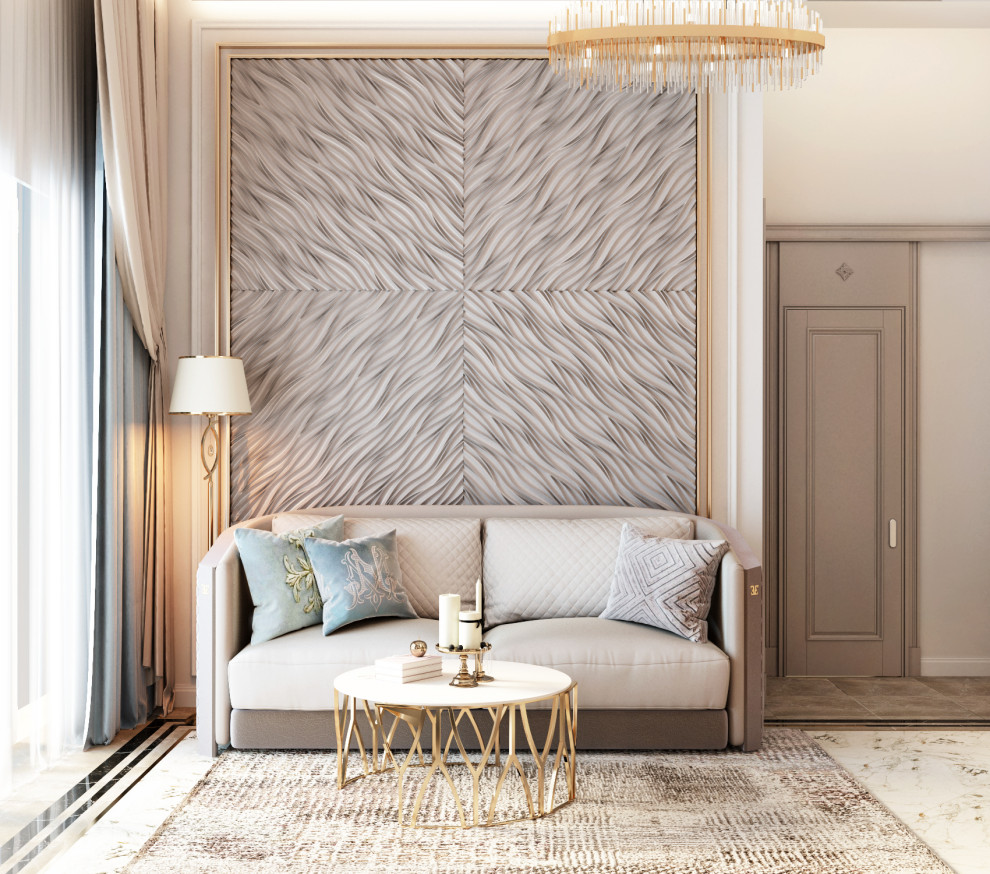 Дизайн-проект 4 комнатной квартиры в Анапе