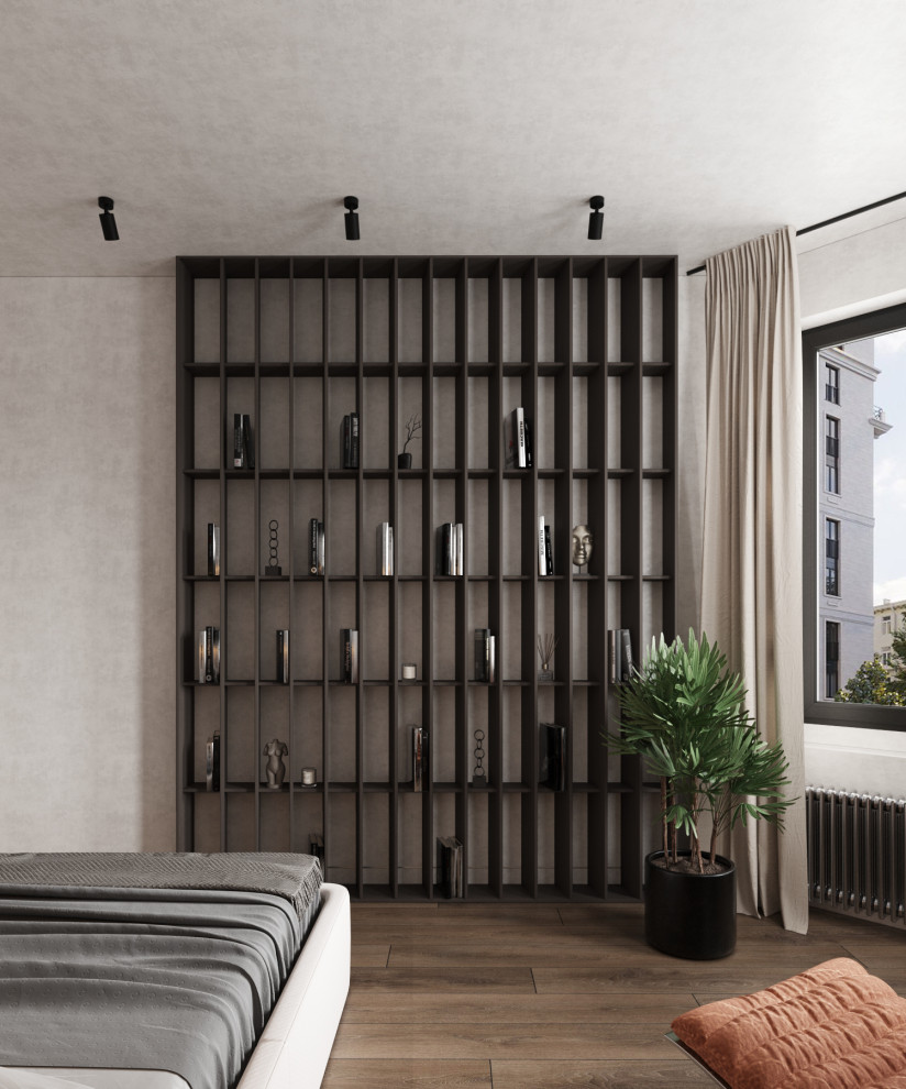 Брутальная квартира для семьи с ребенком