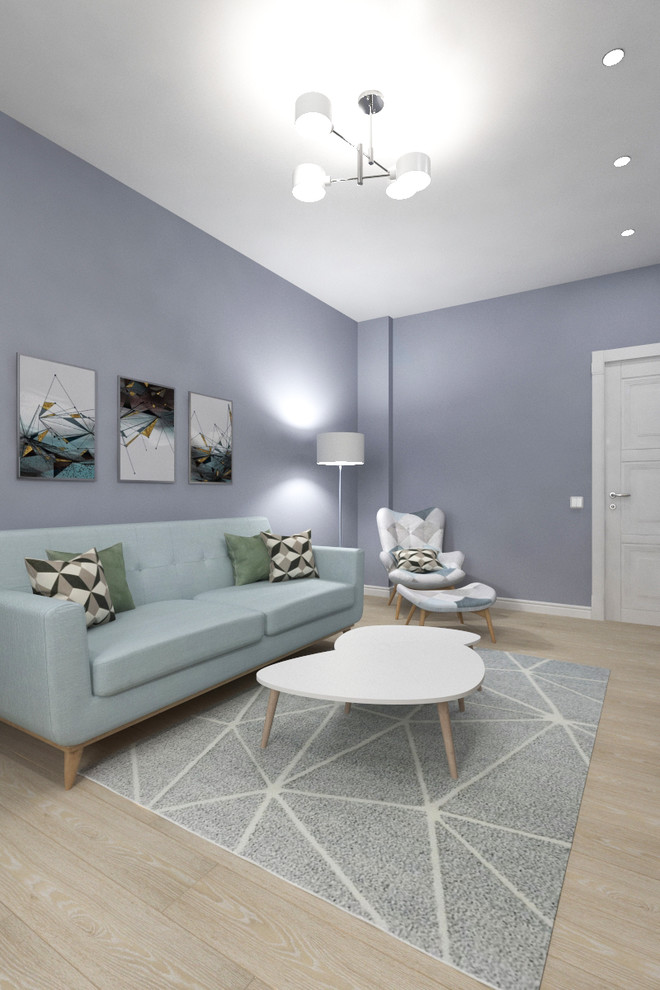 Дизайн двухкомнатной квартиры 65 м2 в скандинавском стиле