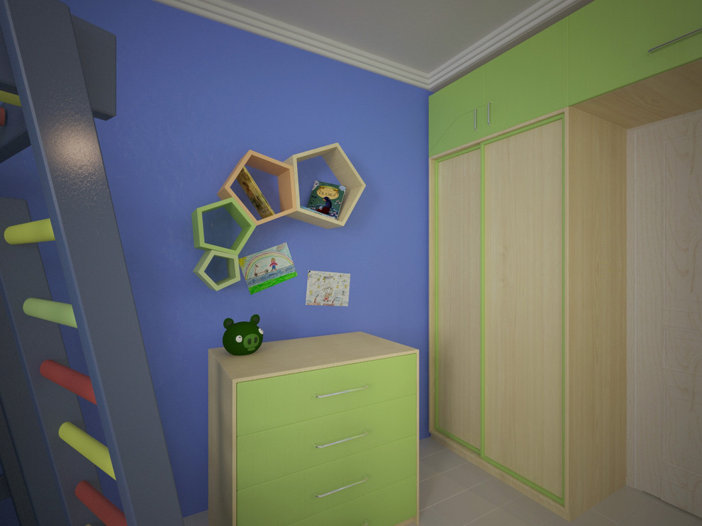 Дом семьи с тремя детьми