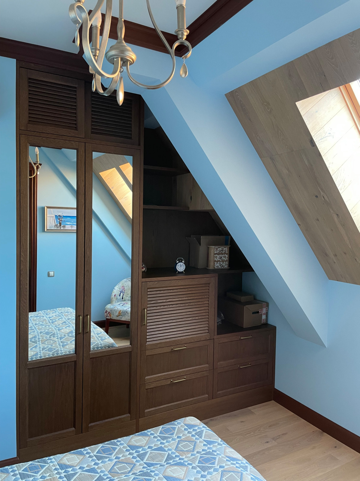 Дизайн двухуровневой квартиры 157 кв.м. "Мансарда" для семьи с двумя детьми