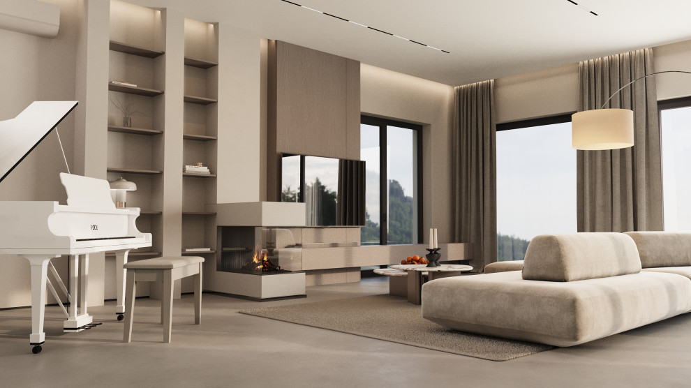 №5 Дизайн-проект кухня-гостиная-прихожая