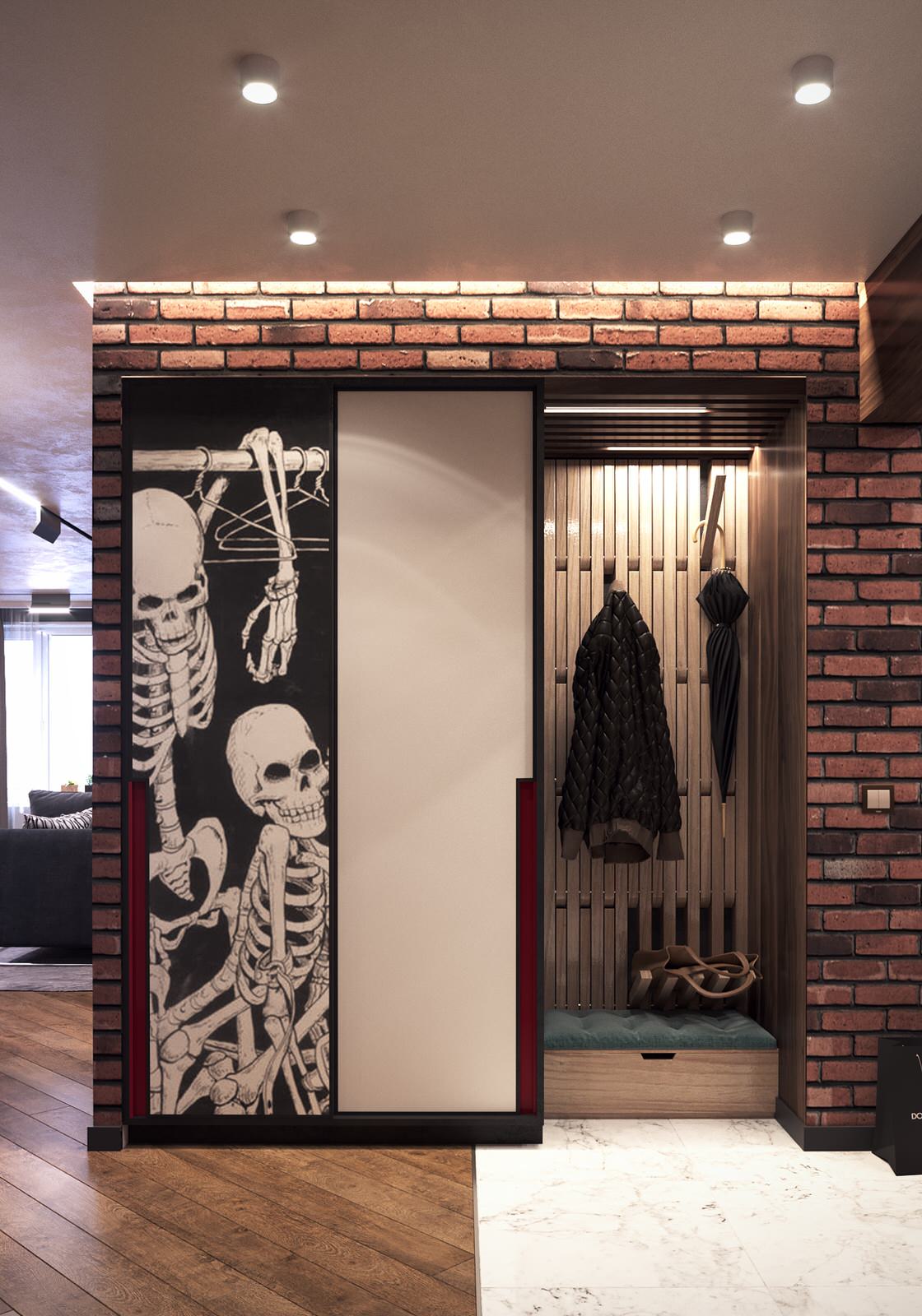 Дизайн проект 2-х комнатной  квартиры