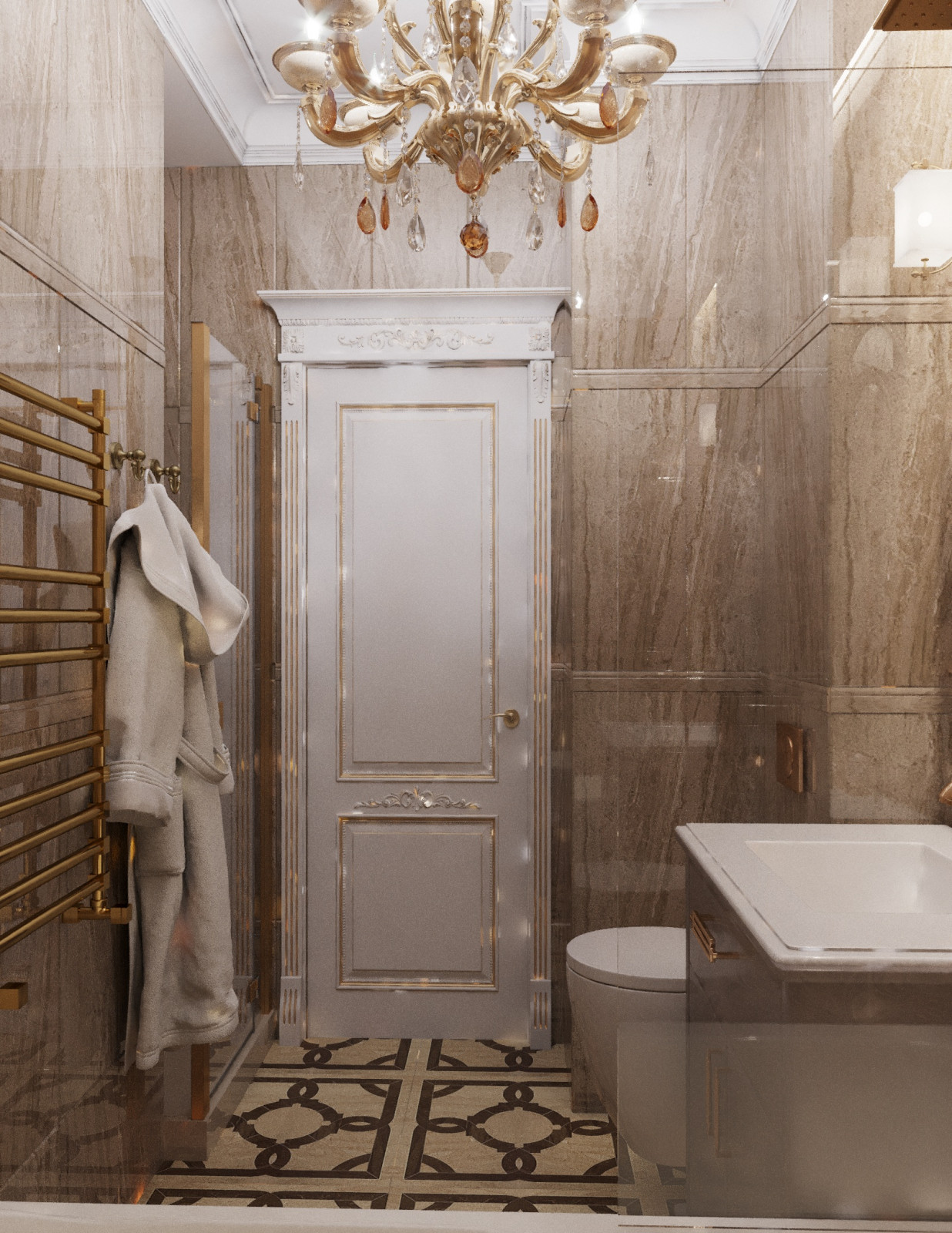 Ренессанс в квартире 100 м2