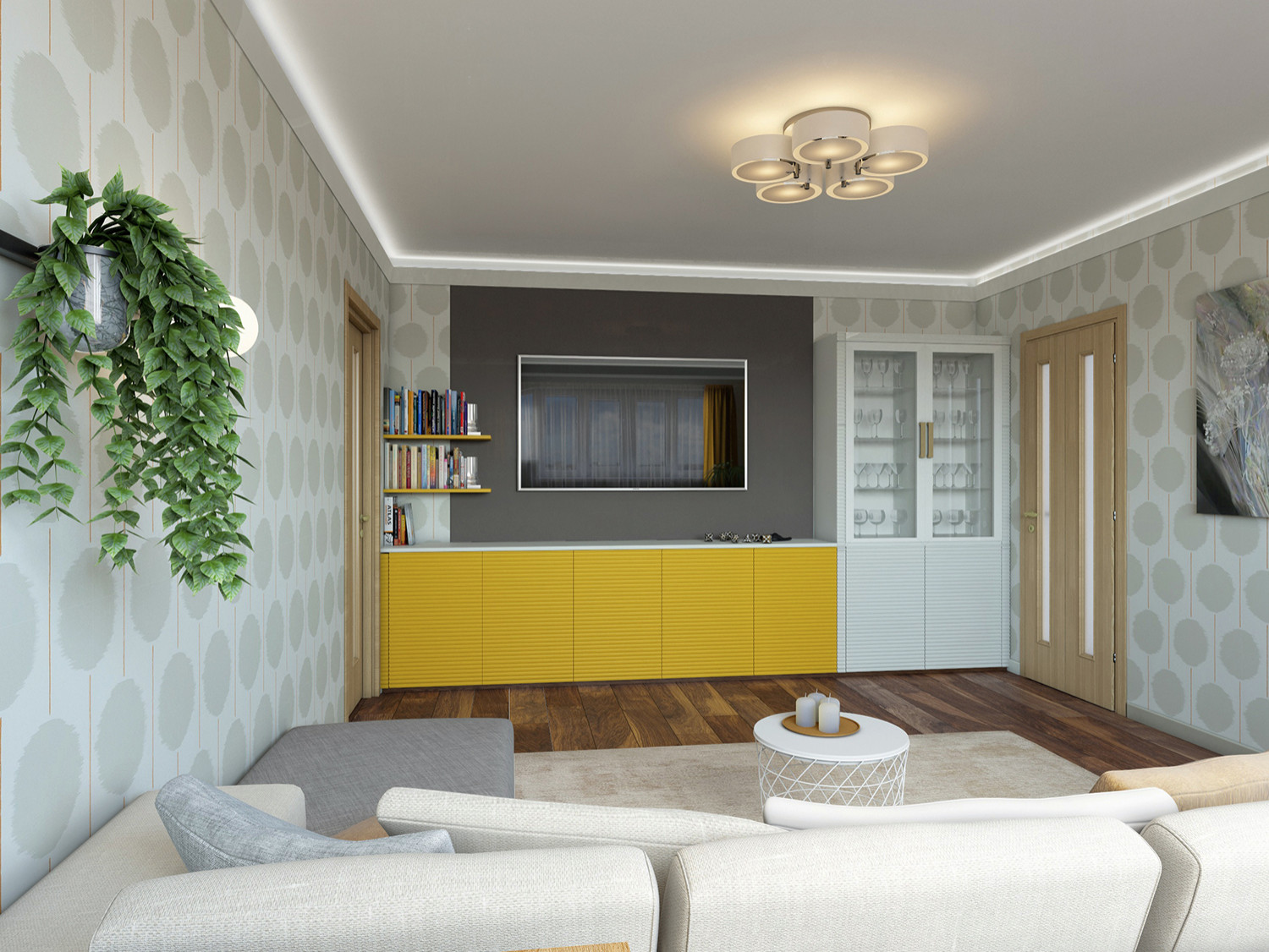 Проект квартиры, где хозяева думали, что им нравится бежевый цвет в интерьере