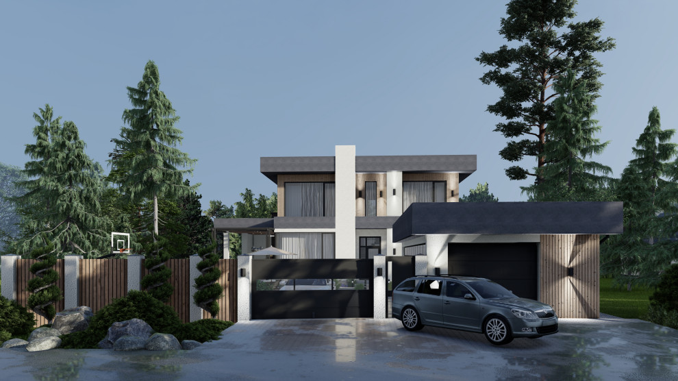 Дом в современном стиле.