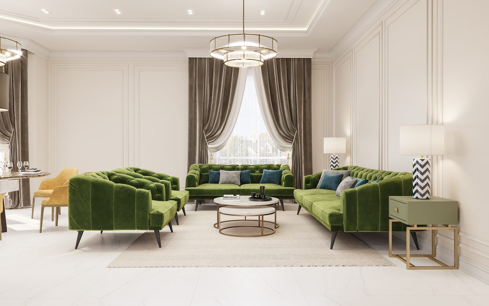 Жилой дом. Дизайн интерьера 1 этажа