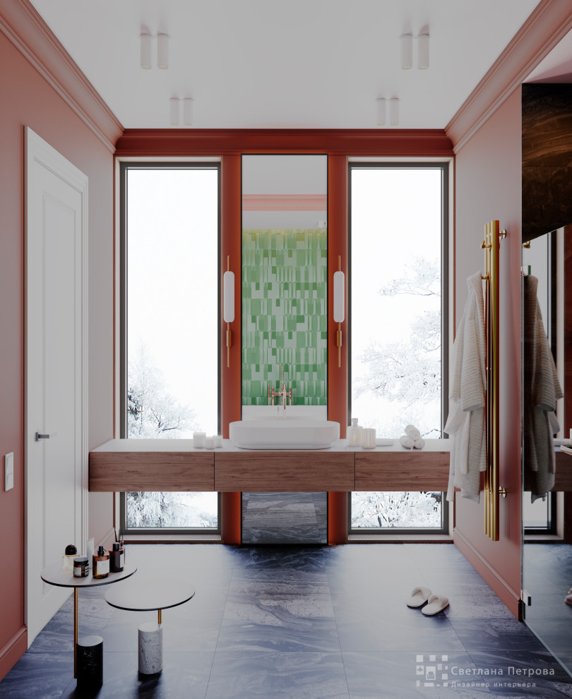 Дизайн интерьера санузла