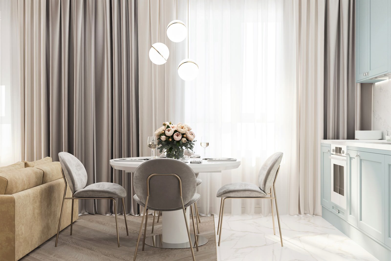 Квартира Жк.Английская миля 35 м2