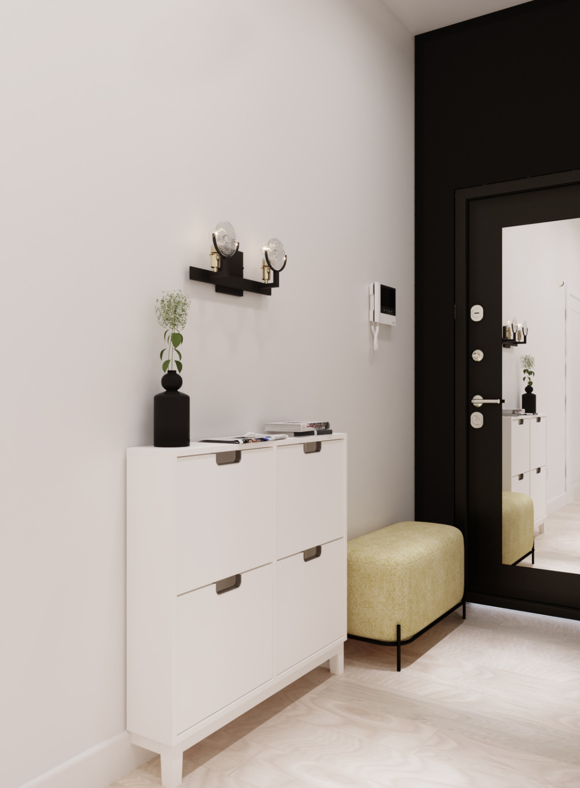 ДИЗАЙН-ПРОЕКТ ИНТЕРЬЕРА КВАРТИРЫ, ЖК ТУШИНО, МОСКВА, 76 М²