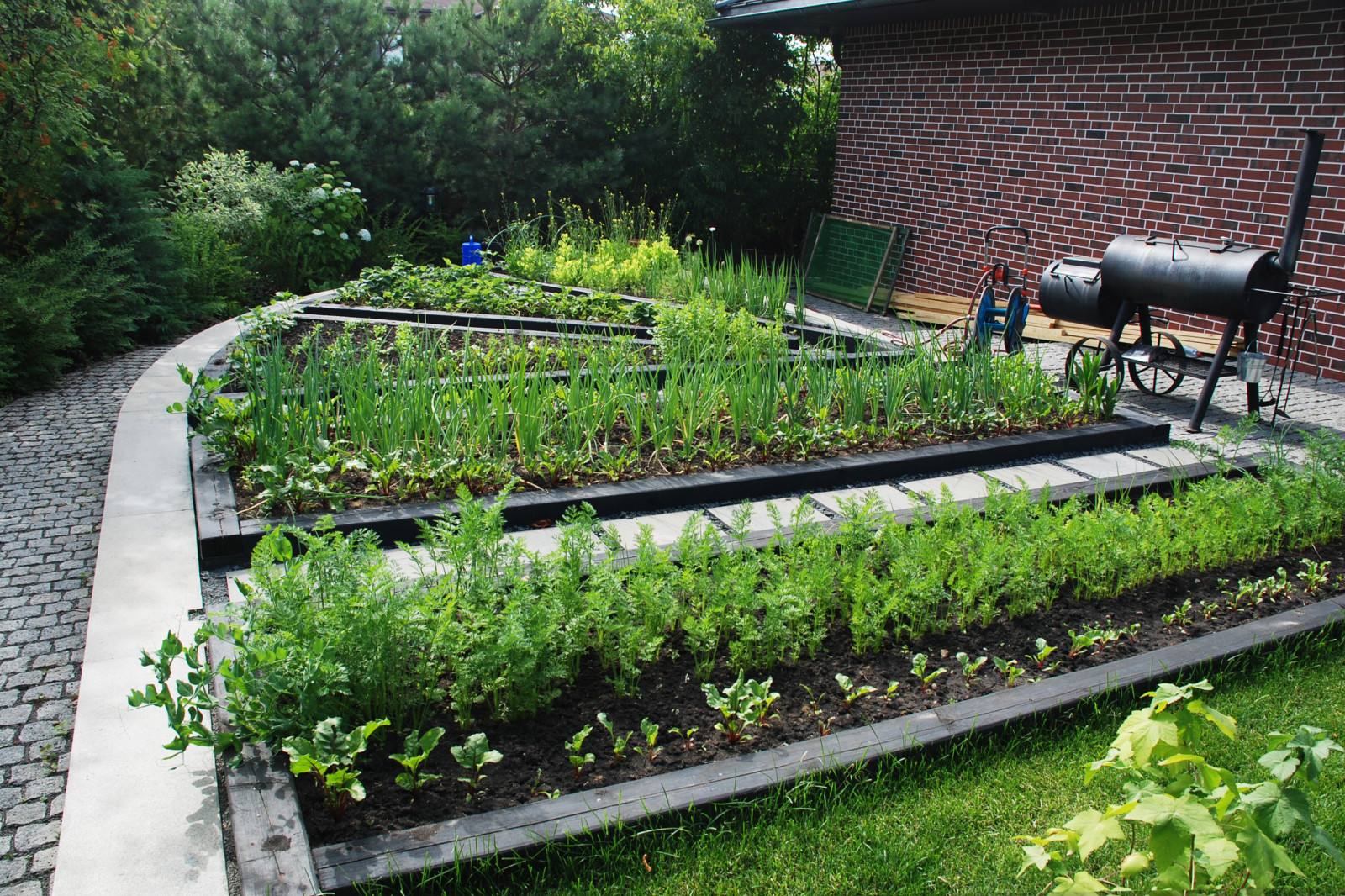 Современный сад в КП "Променад"