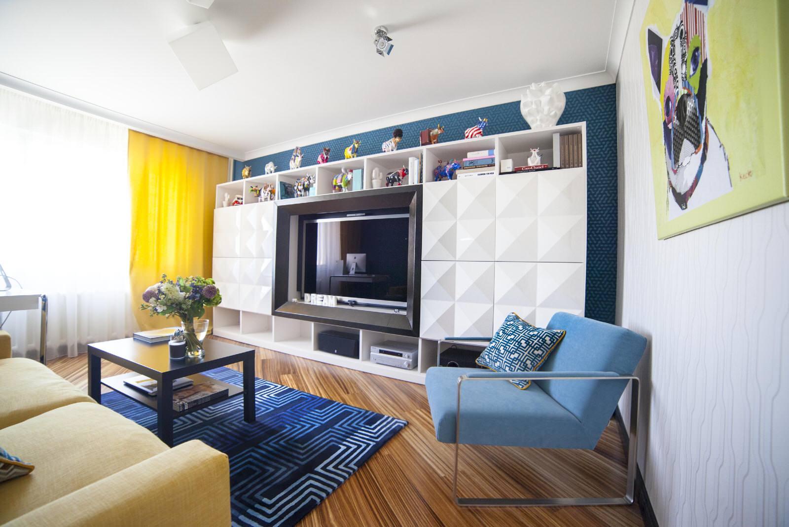 Квартира в стиле оп-арт в Казани