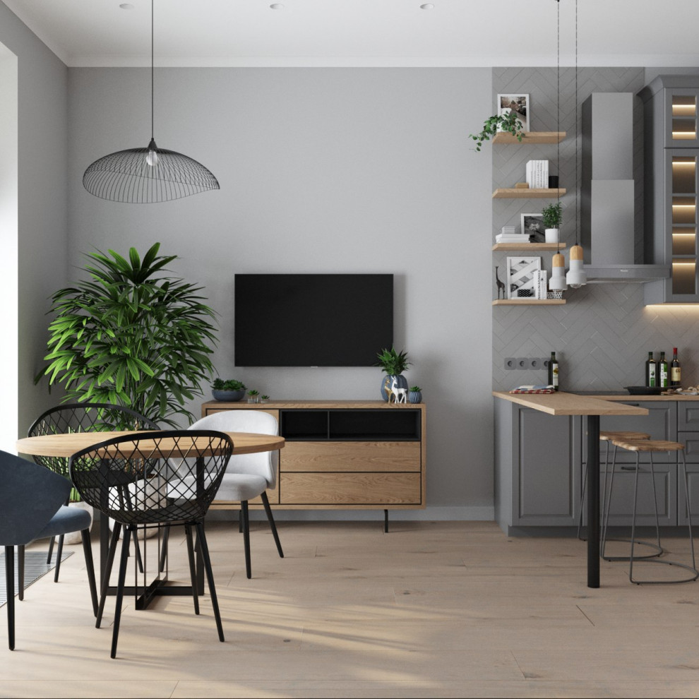 Уютный серый