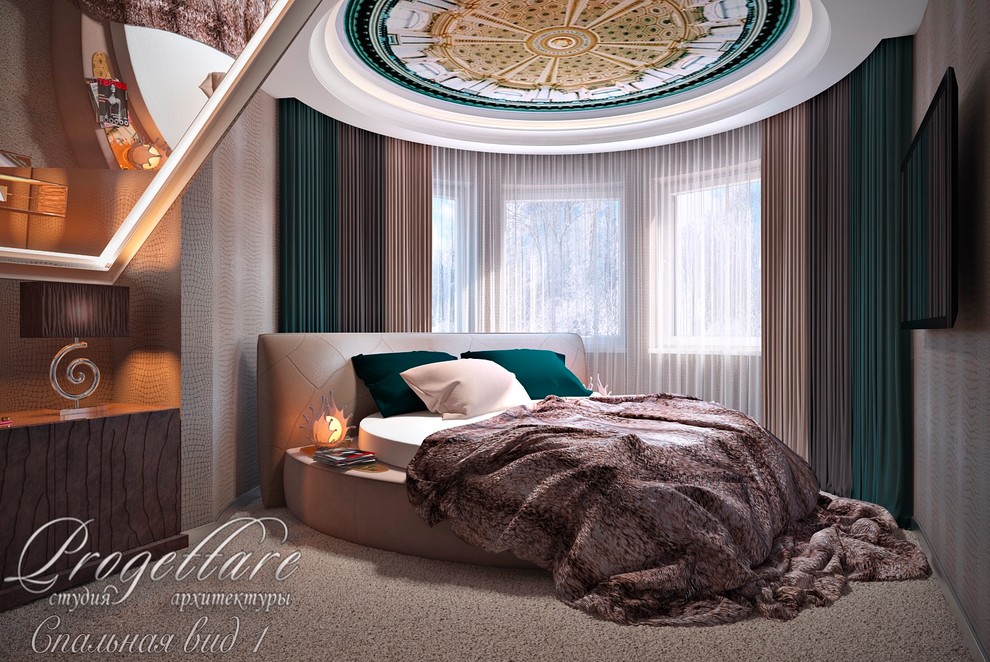 Загородный дом с двухсветной гостиной