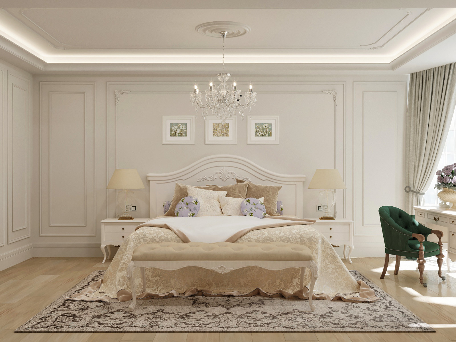 Загородный дом в классическом стиле 370 м.кв