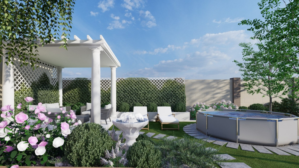 Ландшафтный дизайн участка площадью 1 сотка