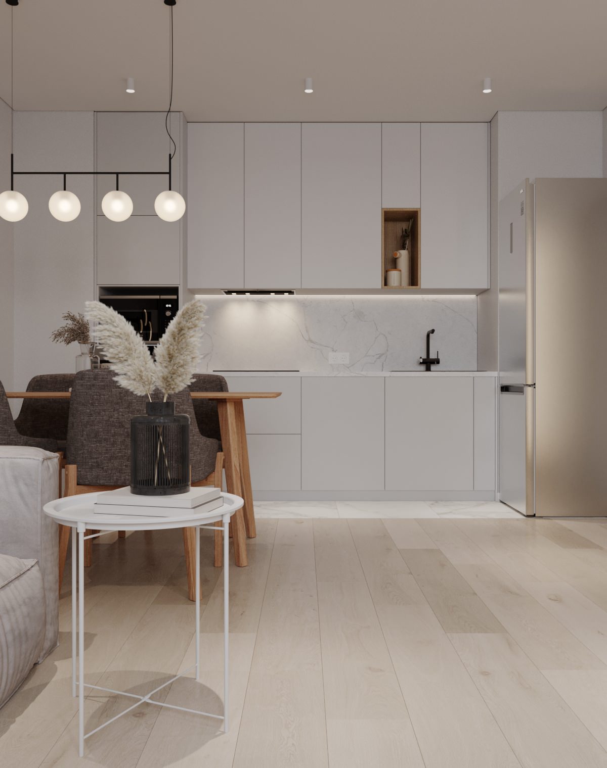 Обложка проекта: Дизайн проект квартиры ЖК Атмосфера