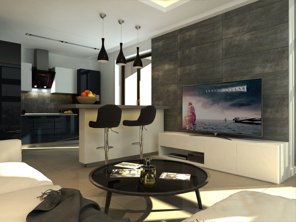 Легкий лофт для молодой пары