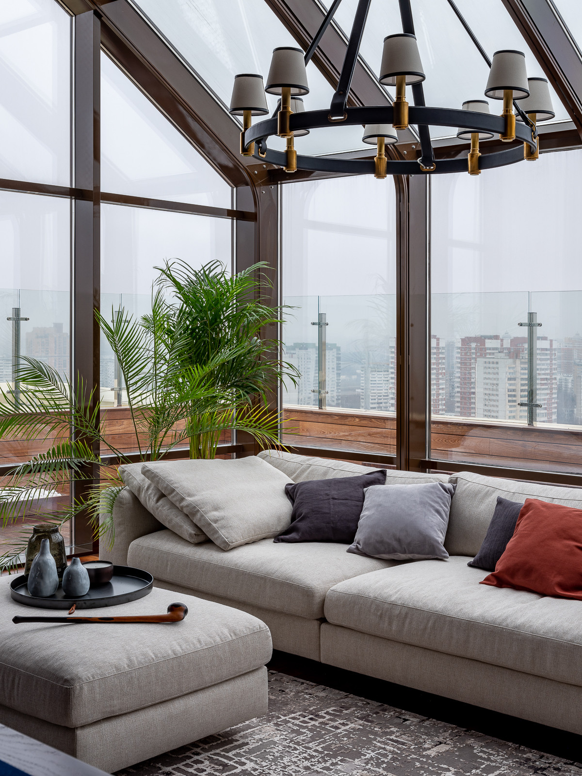 Квартира 240 м² с атмосферой загородного дома