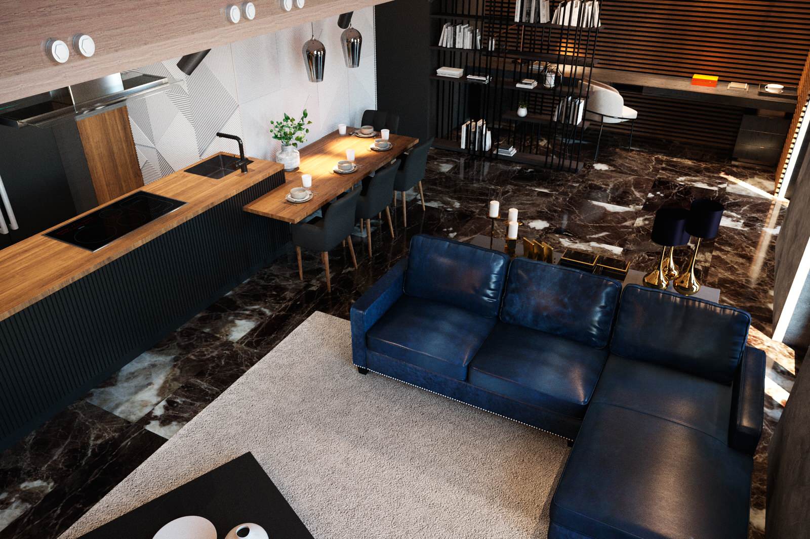 концептуальные предложения по Хайфлету 130квм. г.Новосибирск