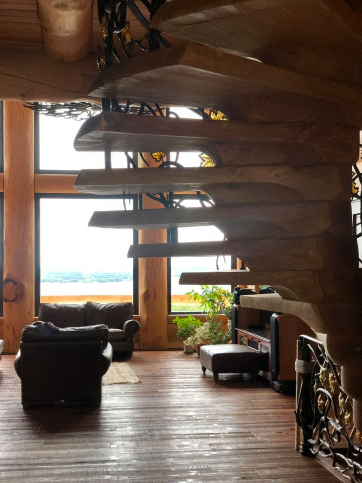 Дизайн интерьера деревянного дома