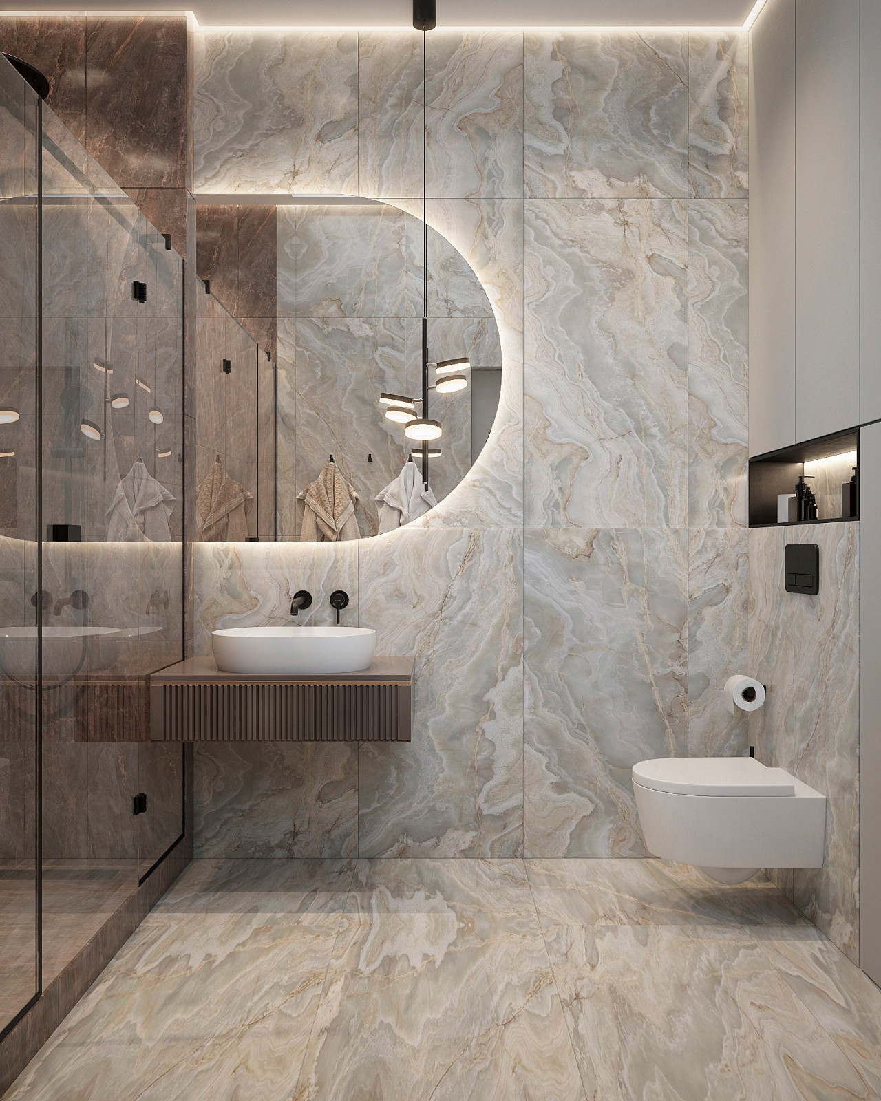 Квартира с вторым светом в современном стиле