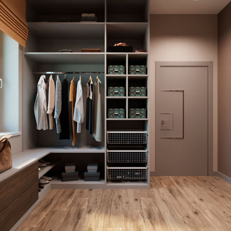 Двухэтажный дом для большой семьи