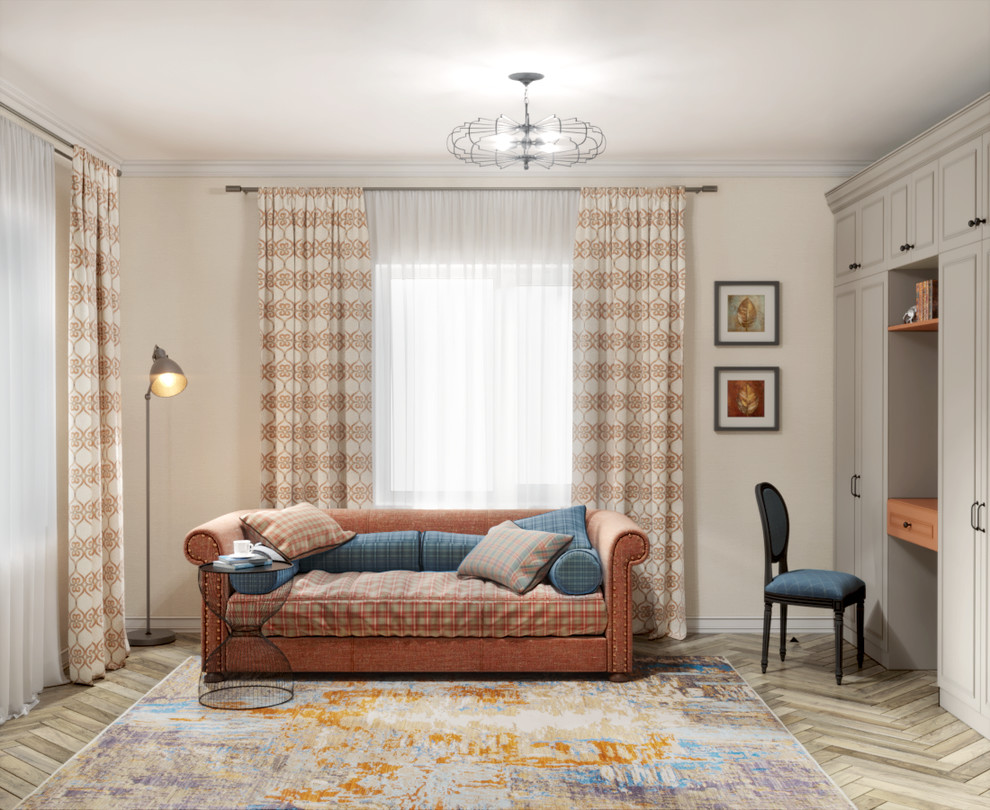 Загородный дом в оливковых тонах