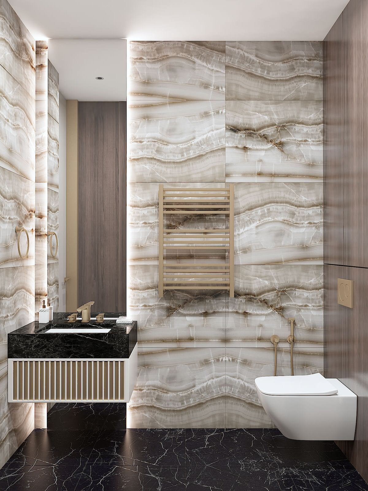 Дизайн проект квартиры 78м2 ЖК "Резиденция Композиторов"