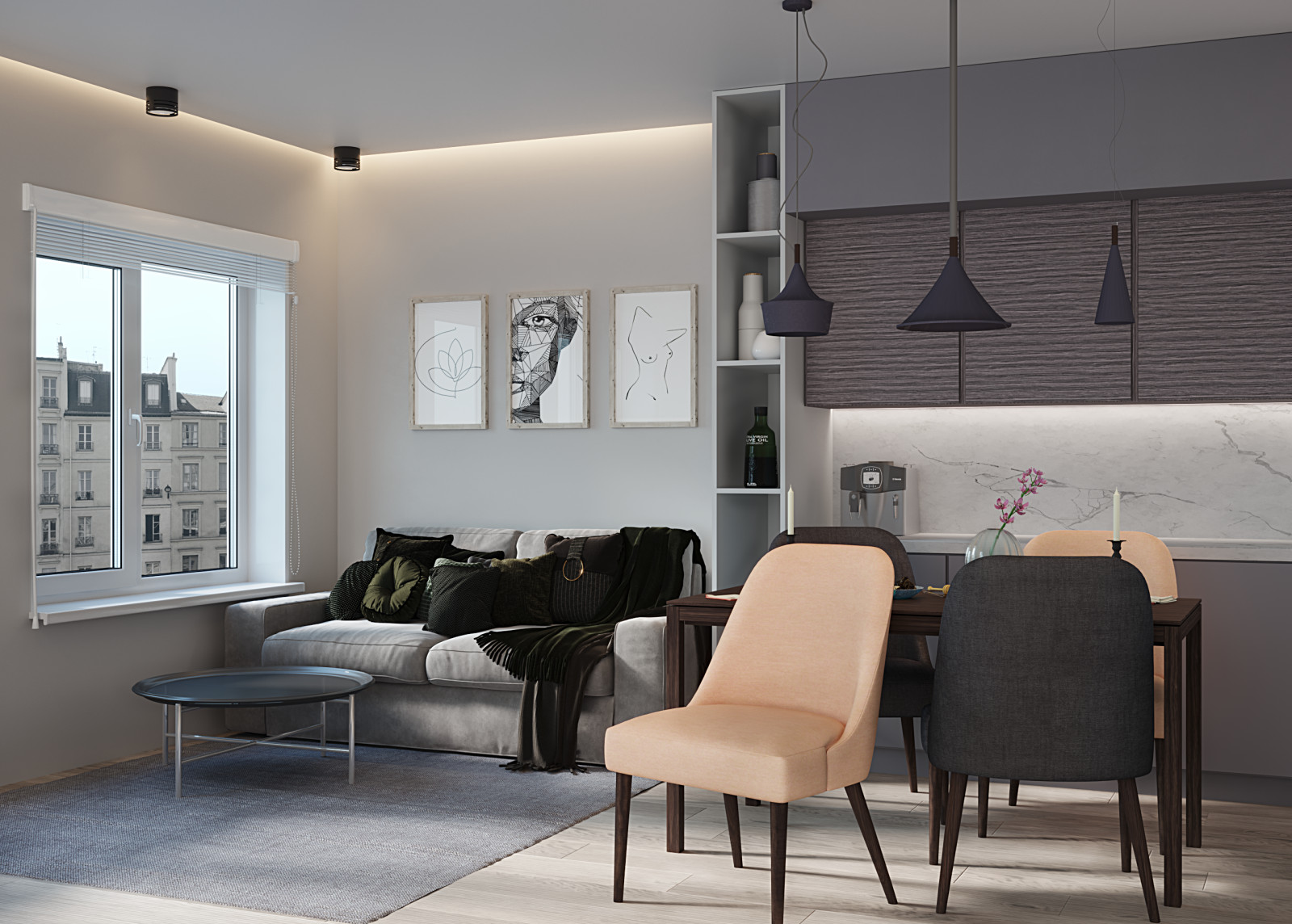 Визуализации интерьера