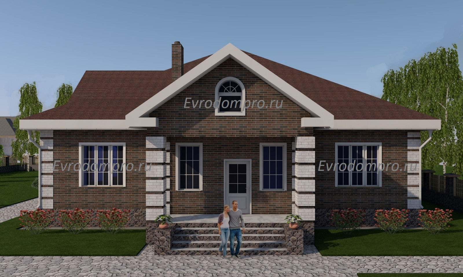 Обложка проекта: Проект дома в классическом стиле R-300-2