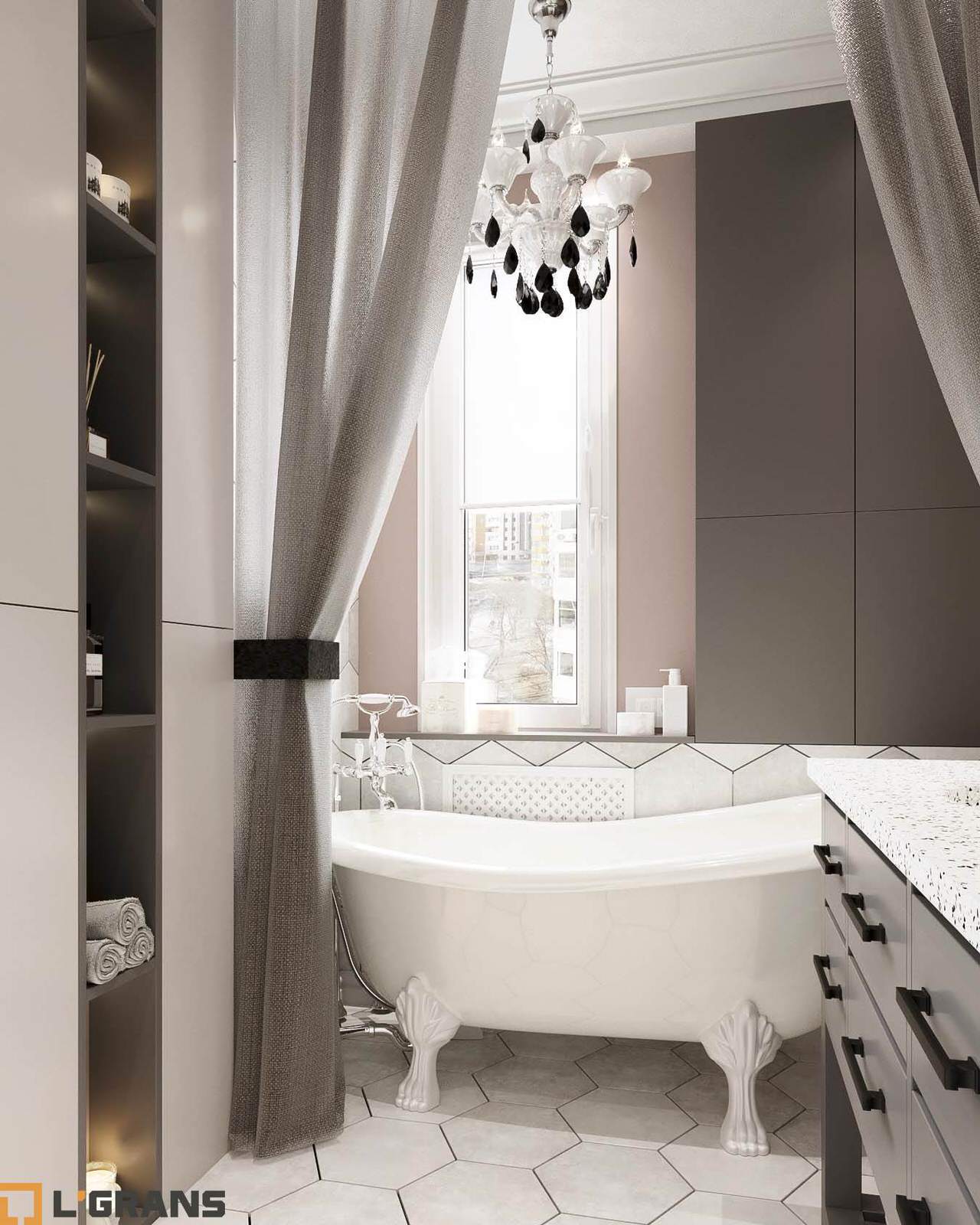 Дизайн проект интерьера квартиры в ЖК Пионерский