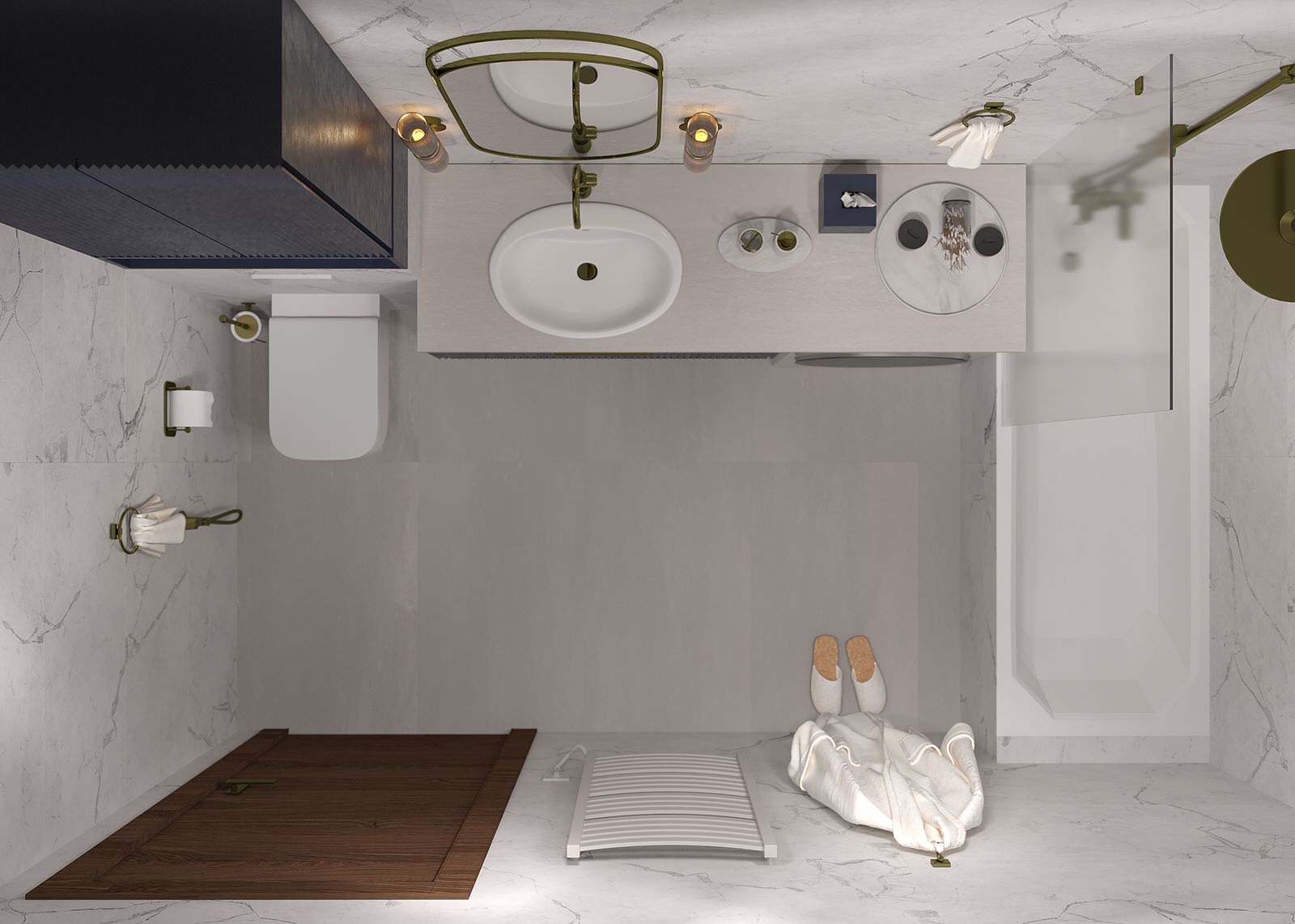 Санузел в современном стиле