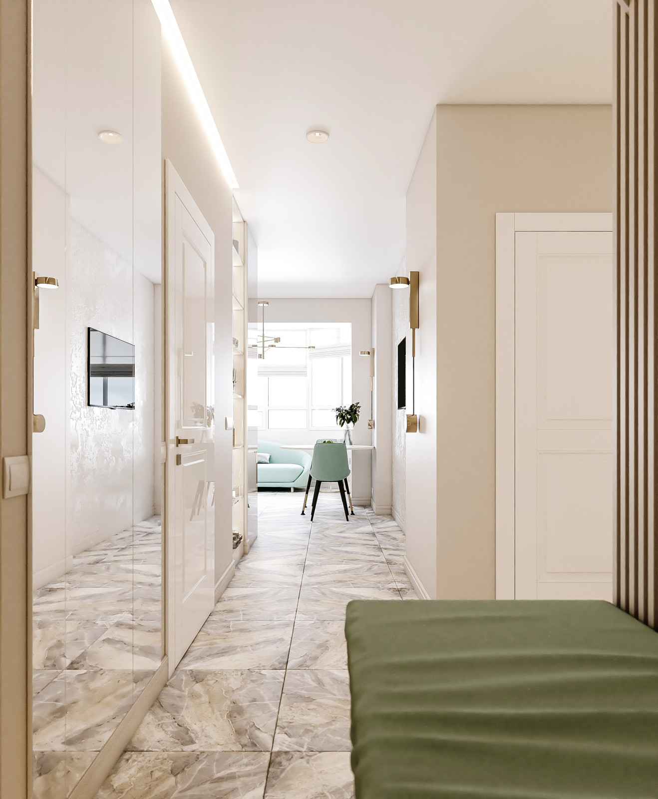 Квартира для мамы и дочки в Царицыно