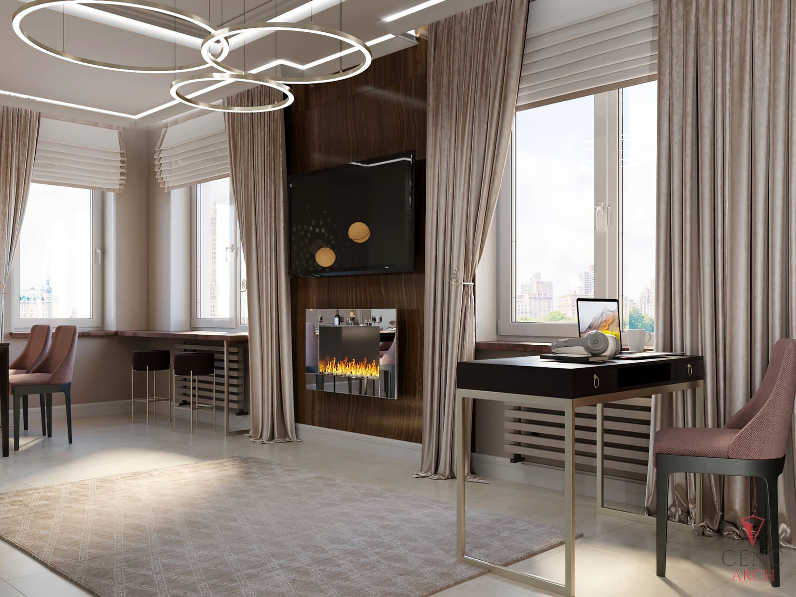 3d визуализация квартиры по дизайн проекту