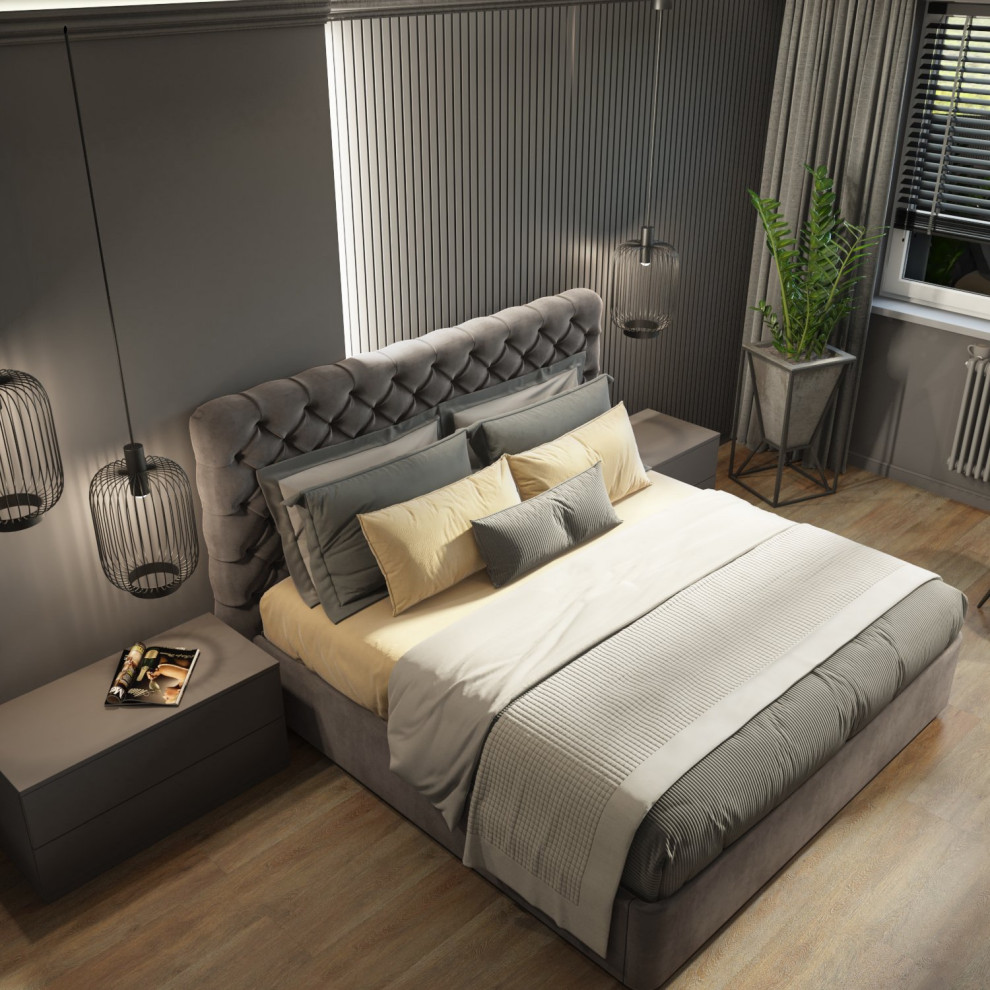 Обложка проекта: Спальня в стиле Неоклассика