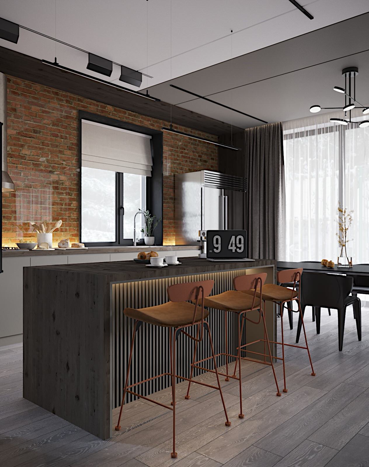 Дом в соснах